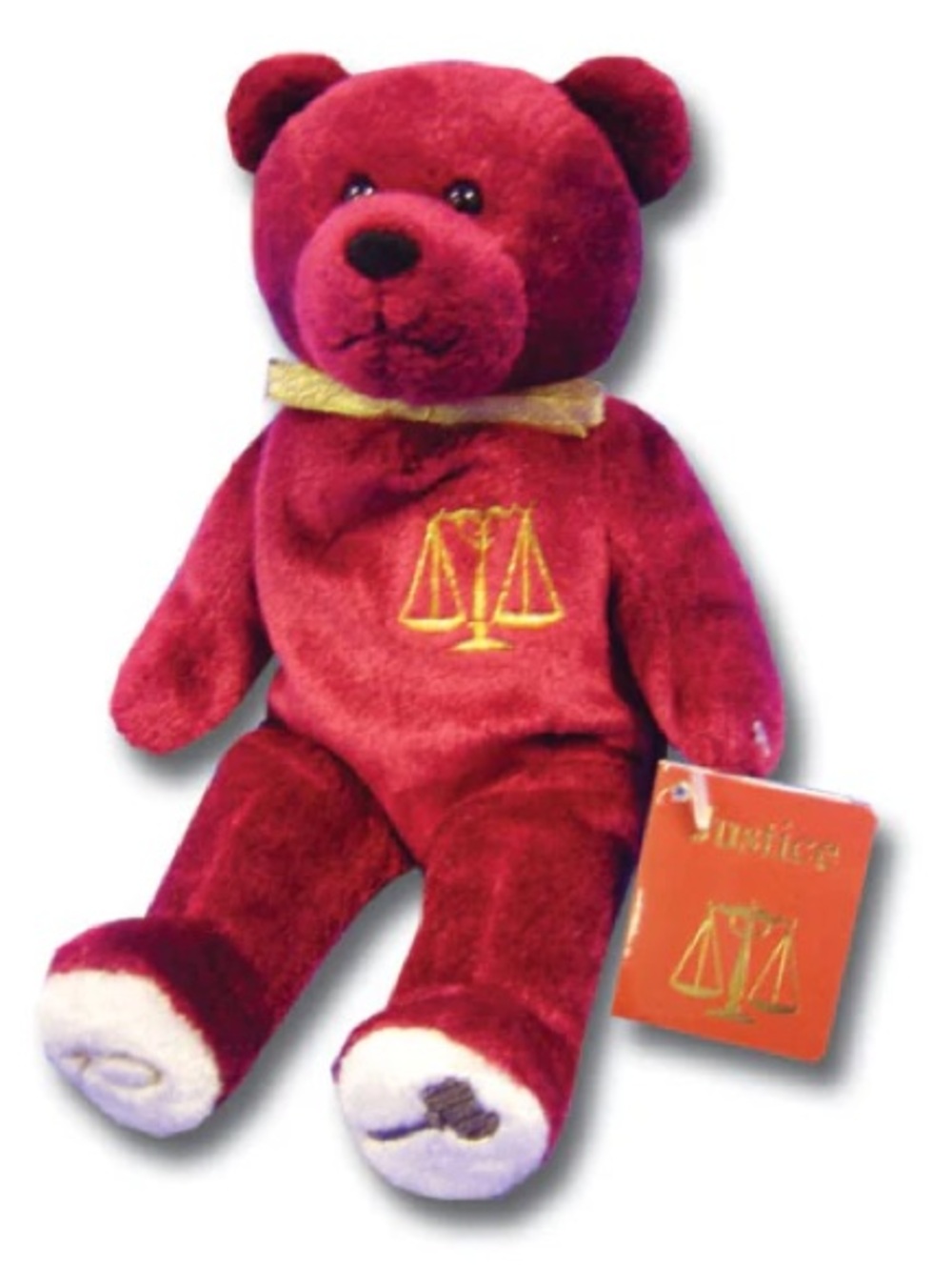 Holy bears Justice Lawyer Legal Christian Religious Burgundy Plush